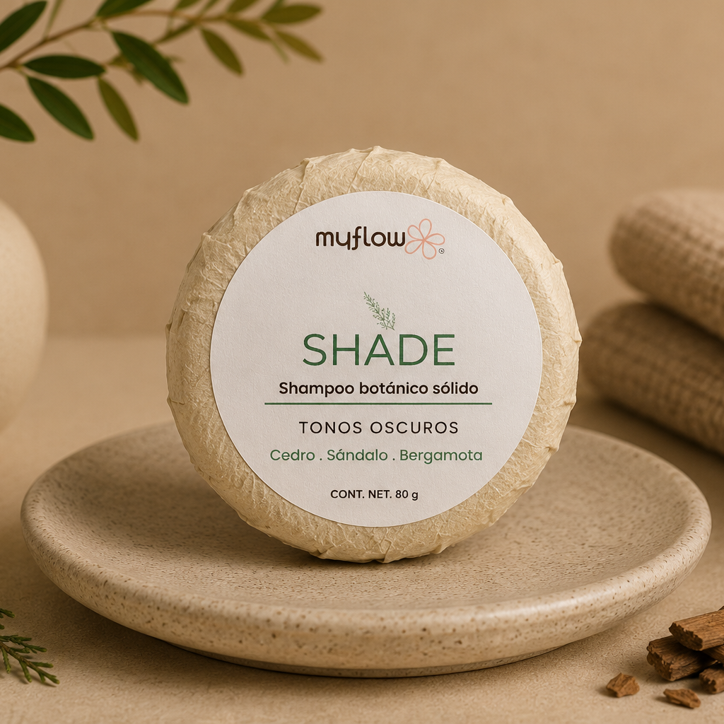 Shade | Shampoo botánico sólido cabello oscuro