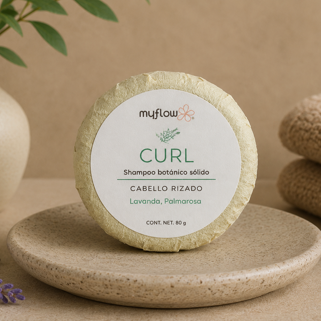 Curl | Shampoo botánico sólido cabello rizado