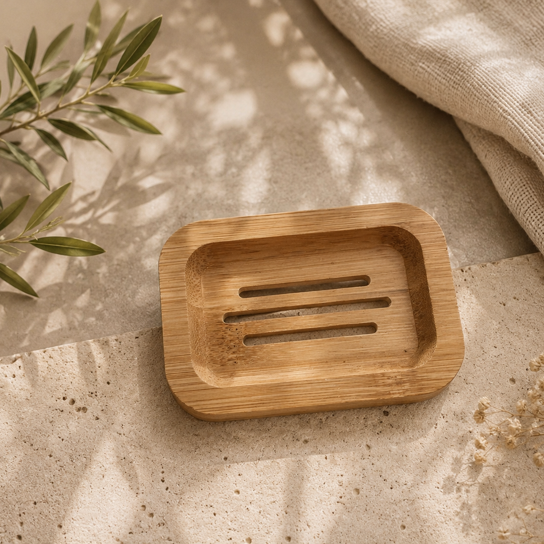 Jabonera | Rectangular bambú