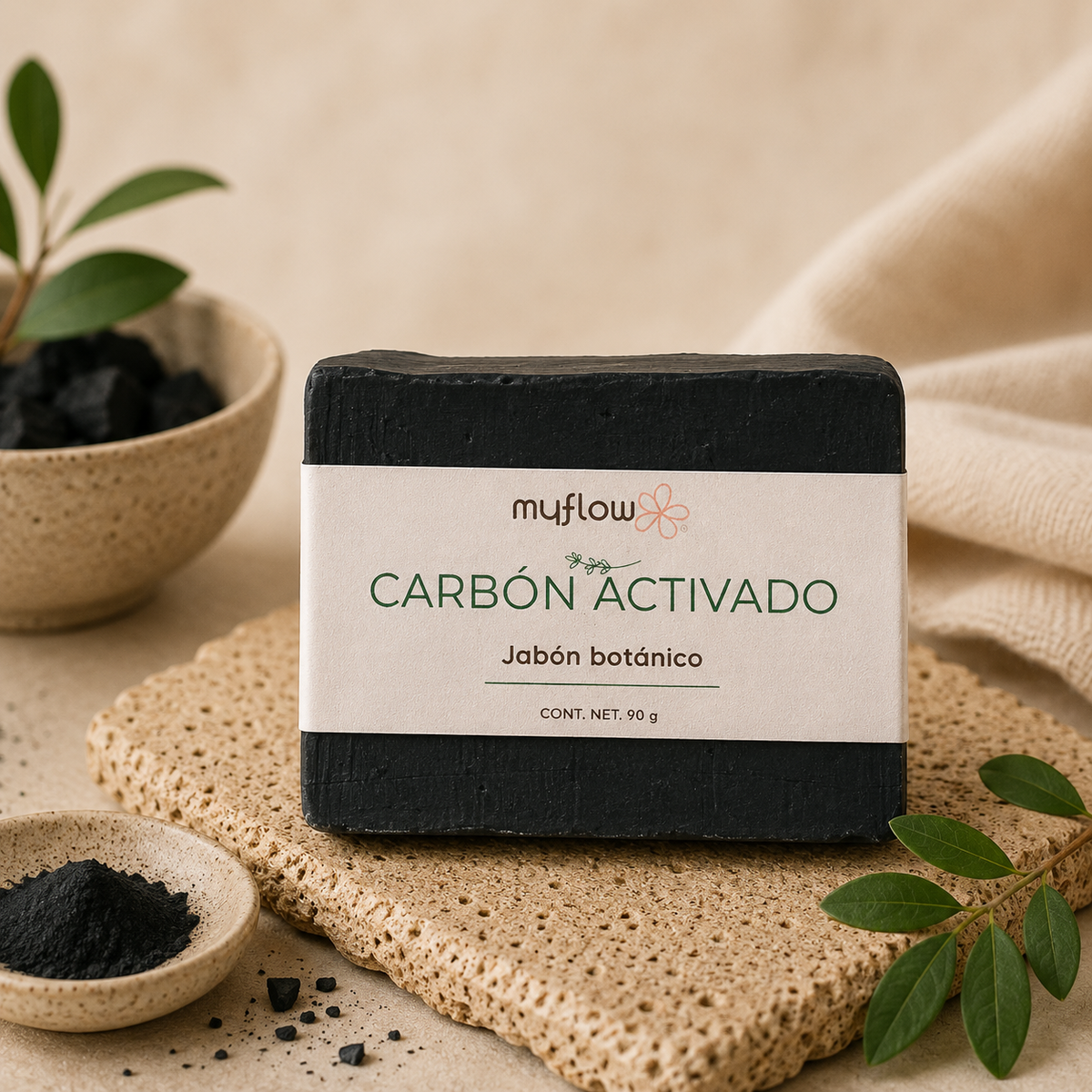 Jabón Botánico Carbón Activado