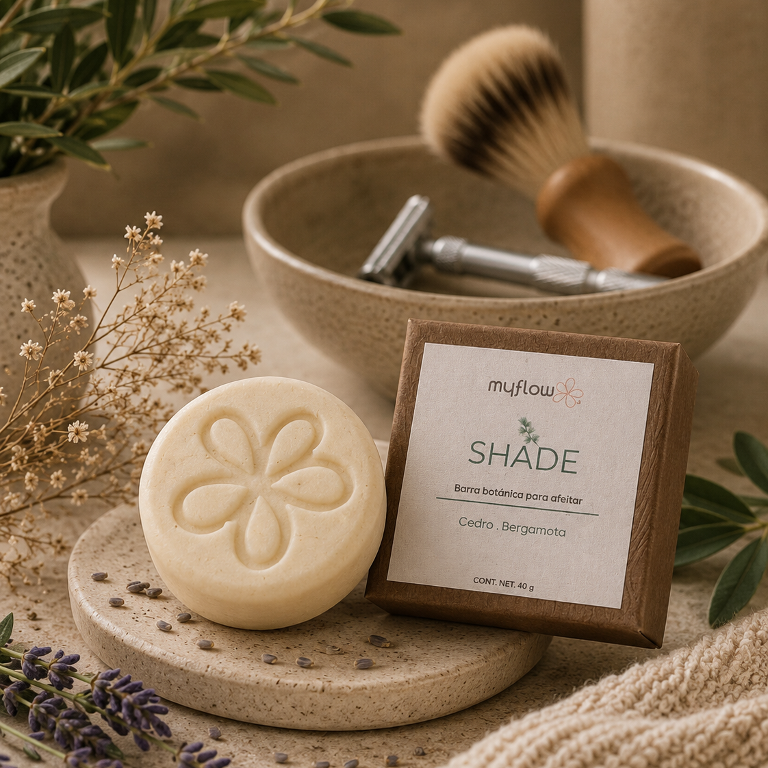 Shade | Crema botánica sólida para afeitar