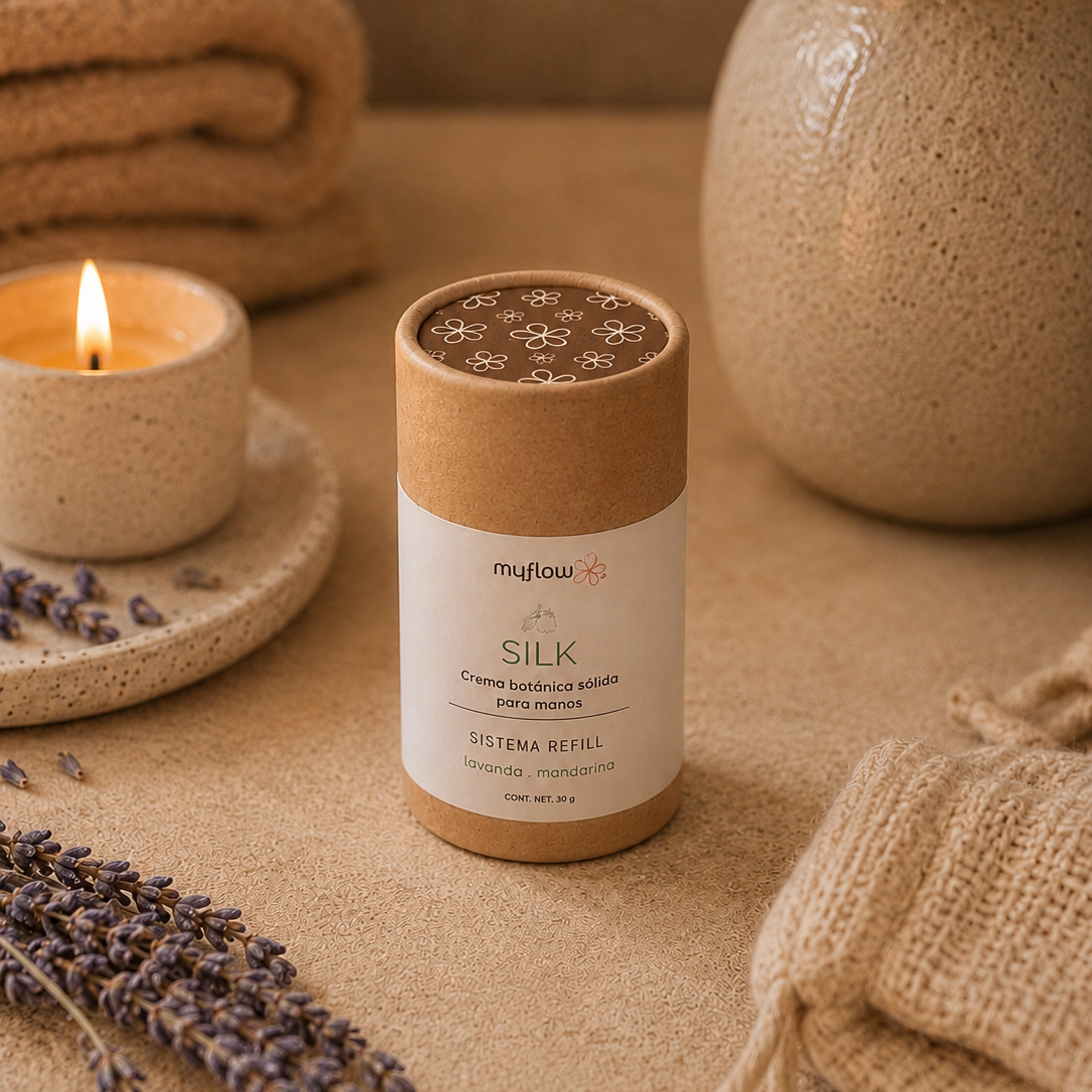 Silk | Crema botánica sólida para manos