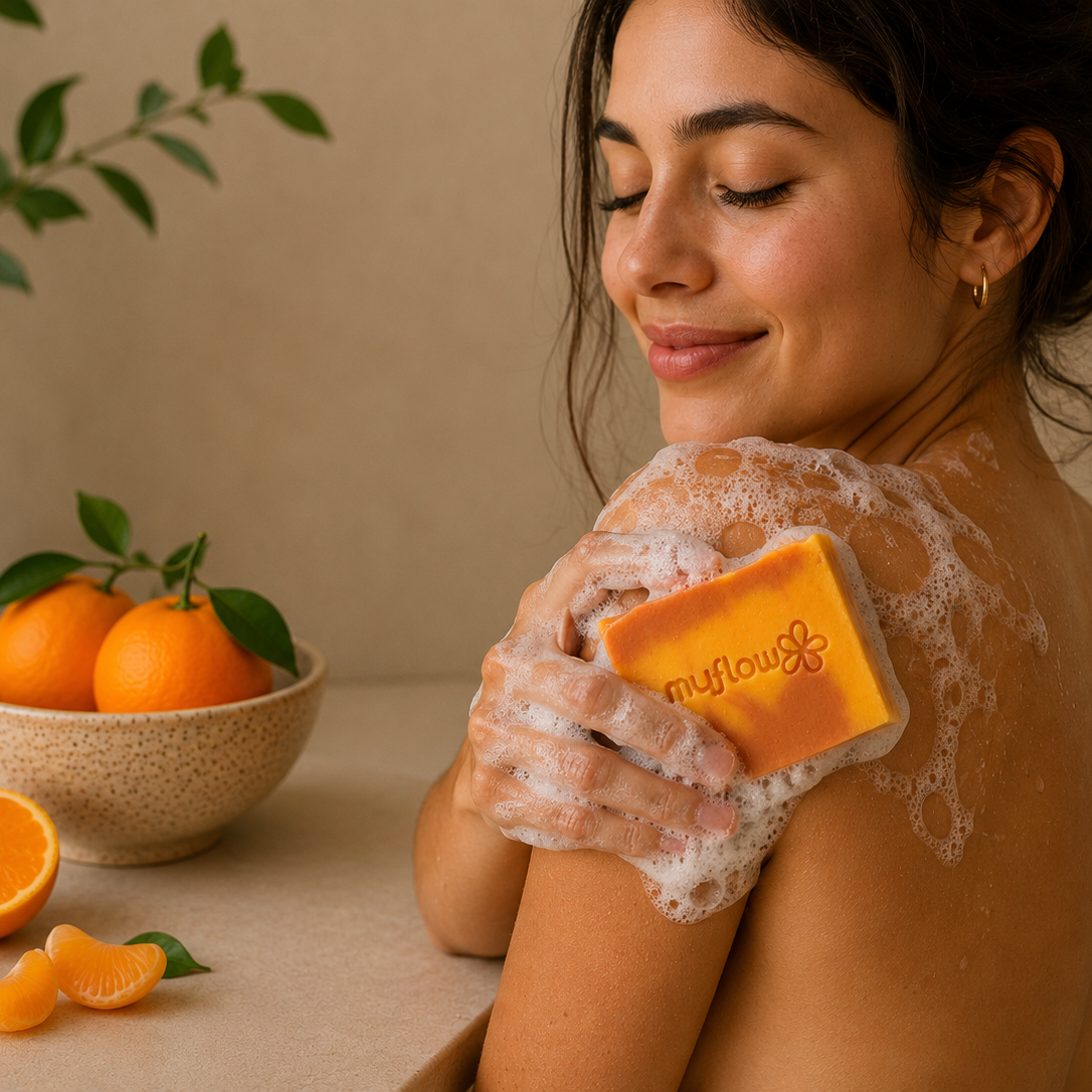 Jabón Botánico Naranja & Mandarina